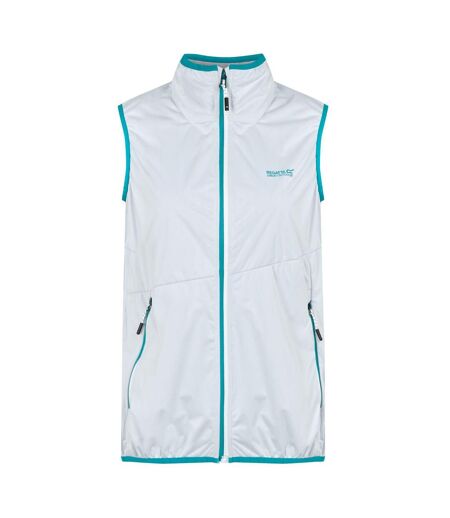 Womens/ladies Body Warmer White Tahoe Blue Regatta