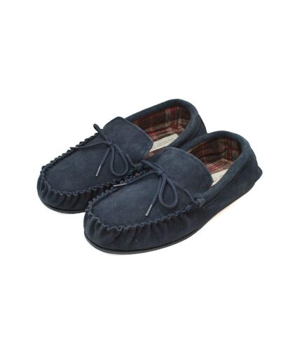 Mocassins homme bleu marine Eastern Counties Leather