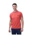 Mens Oyster River Logo Polo Shirt Pink Timberland-1