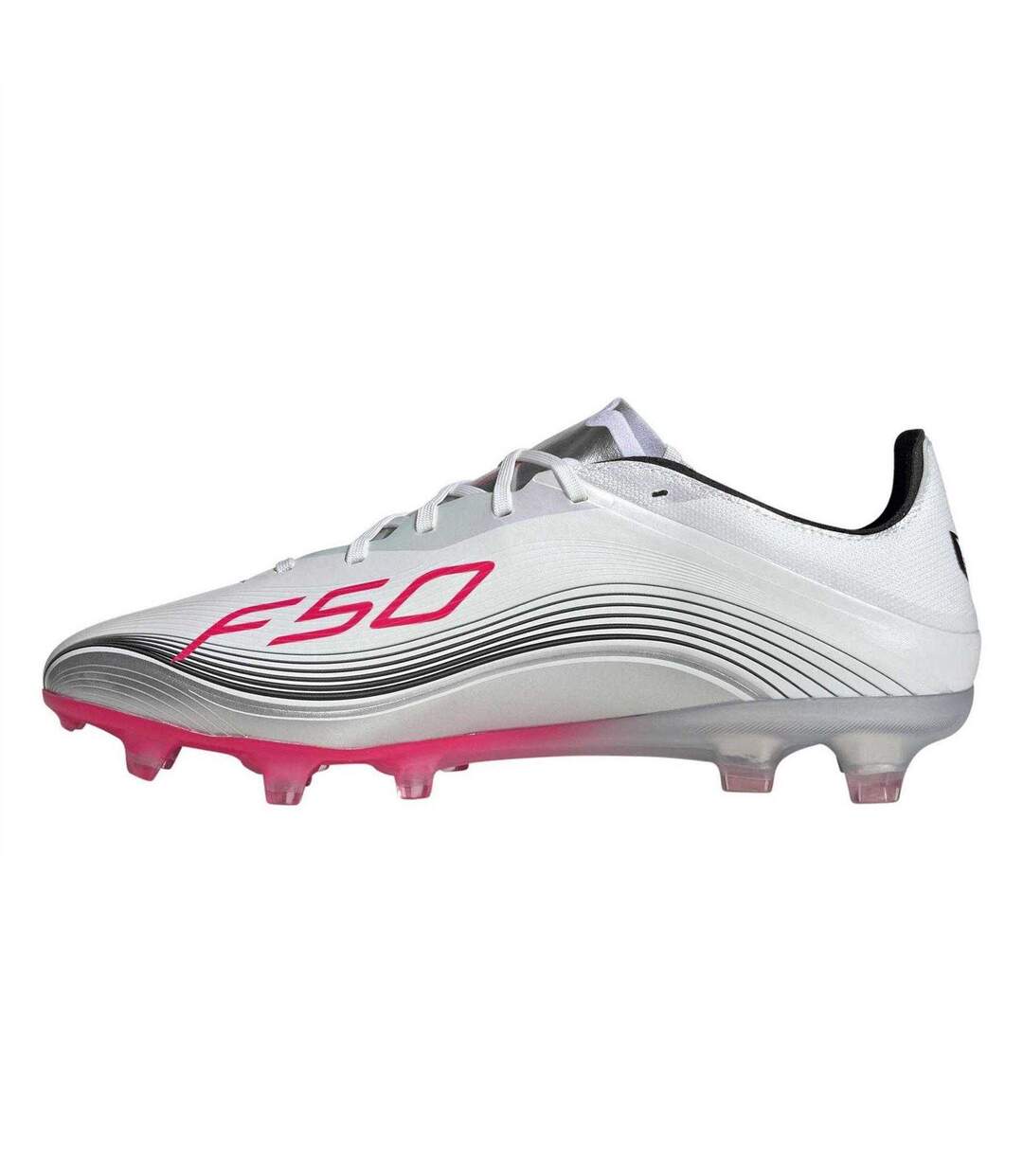 Unisex Adult F50 Messi Elite 3 Stripes Football Boots White Adidas-3