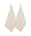 Lot de 2 Torchons de Cuisine Terry 45x70cm Beige-1
