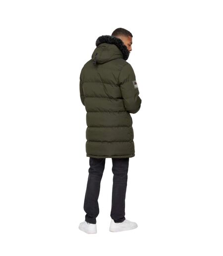 Parka modrico homme olive foncée Born Rich