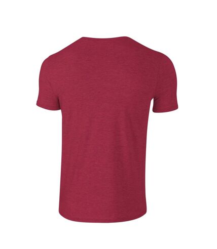 T-shirt adulte rouge foncé chiné Gildan