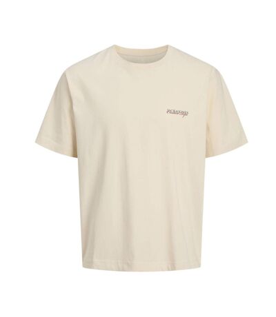 T-shirt beige homme jack & jones boston - xxl