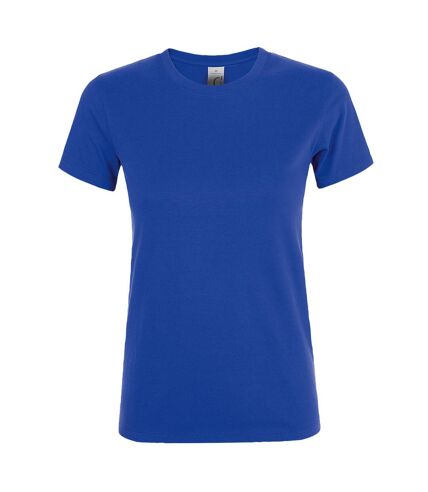 SOLS Womens/Ladies Regent Short Sleeve T-Shirt (Royal)