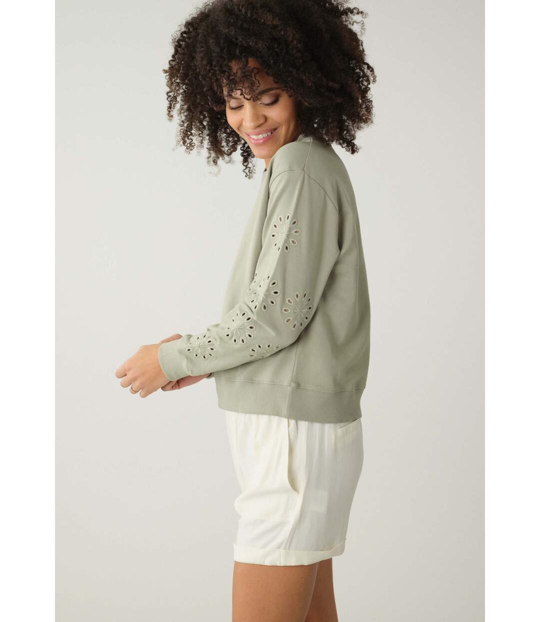 Sweat oversize en coton pour femme IMAE-5