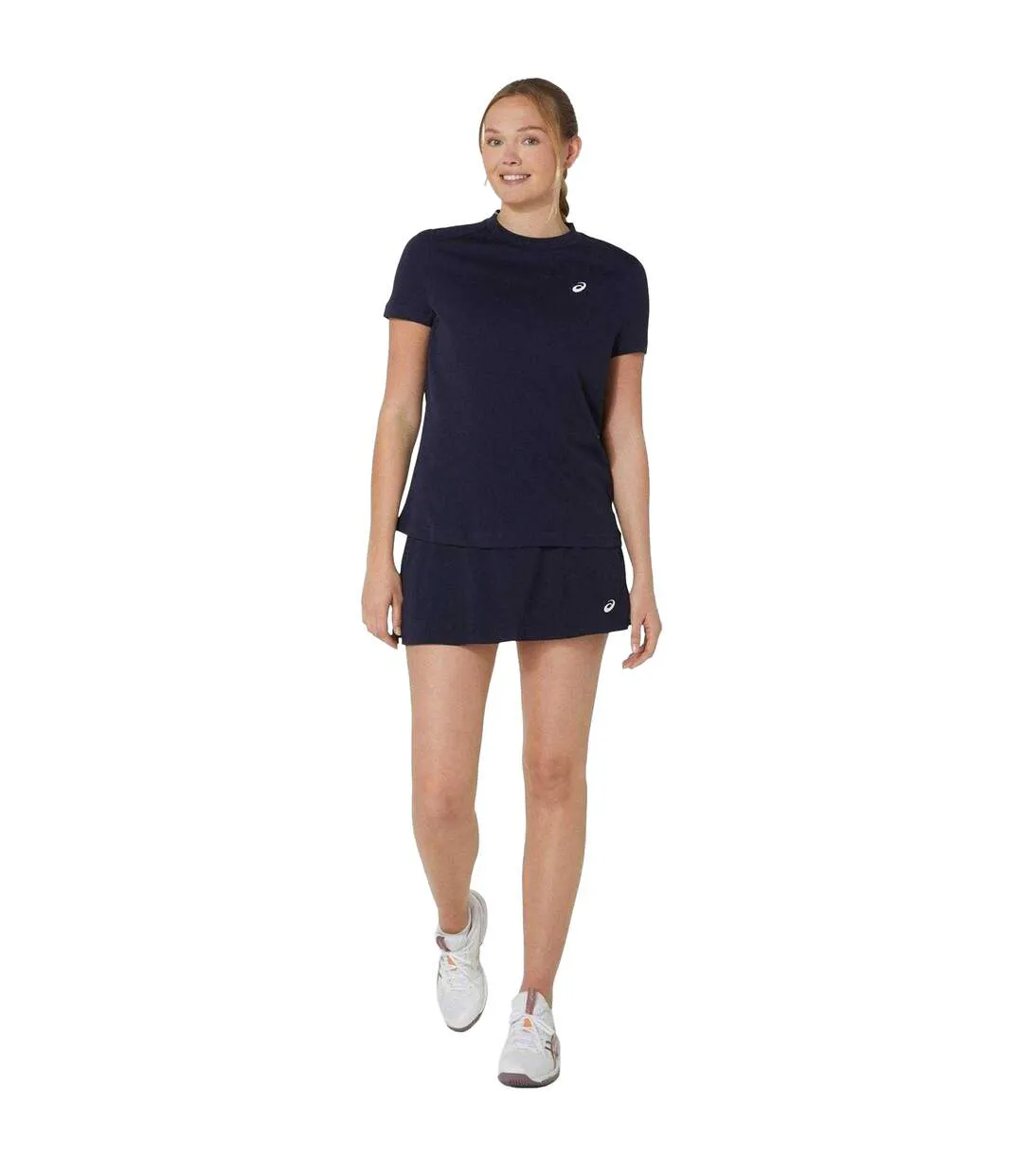 Womens/ladies Court Tennis Skirt Midnight Asics-1