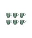 Lot de 6 Mugs en Verre Lorène 30cl Émeraude-1