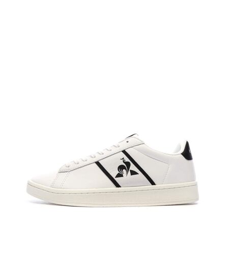 Baskets blanches/noires homme le coq sportif classic soft