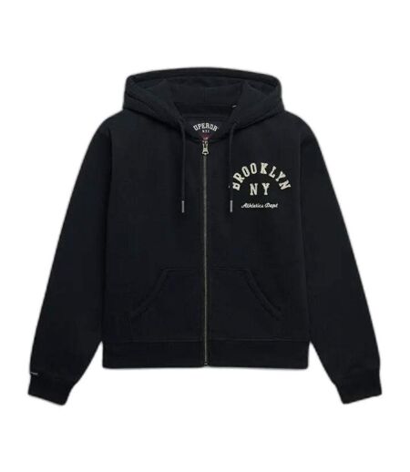 Sweat zippé marine femme superdry ziphood