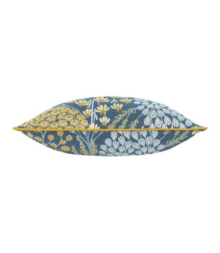 Housse de coussin ophelia 50 cm x 50 cm bleu / safran Wylder Wylder