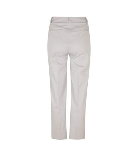 Pantalon Tecarino Femme Argenté Boss