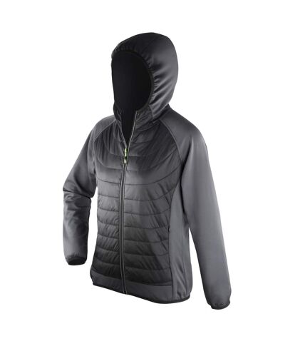 Spiro Womens/Ladies Zero Gravity Showerproof Jacket (Black/Charcoal) - UTPC2619