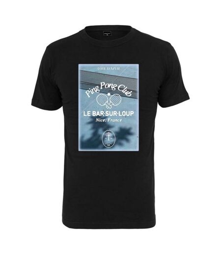 T-shirt Homme Ping Pong Club Noir Mister Tee