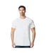 Mens Cotton Label T-shirt White Gildan-1