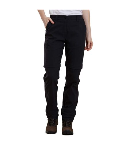 Pantalon Extensible 2-en-1 Hiker Femme Noir Mountain Warehouse