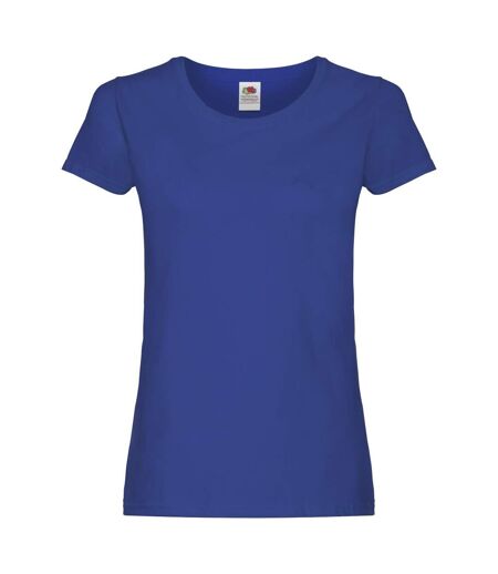 T-shirt Original Femme Bleu Roi Fruit Of The Loom
