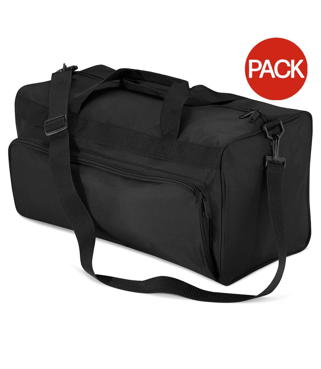 Lot De 2  34 Litres Taille Unique Noir Sac De Voyage Quadra-2
