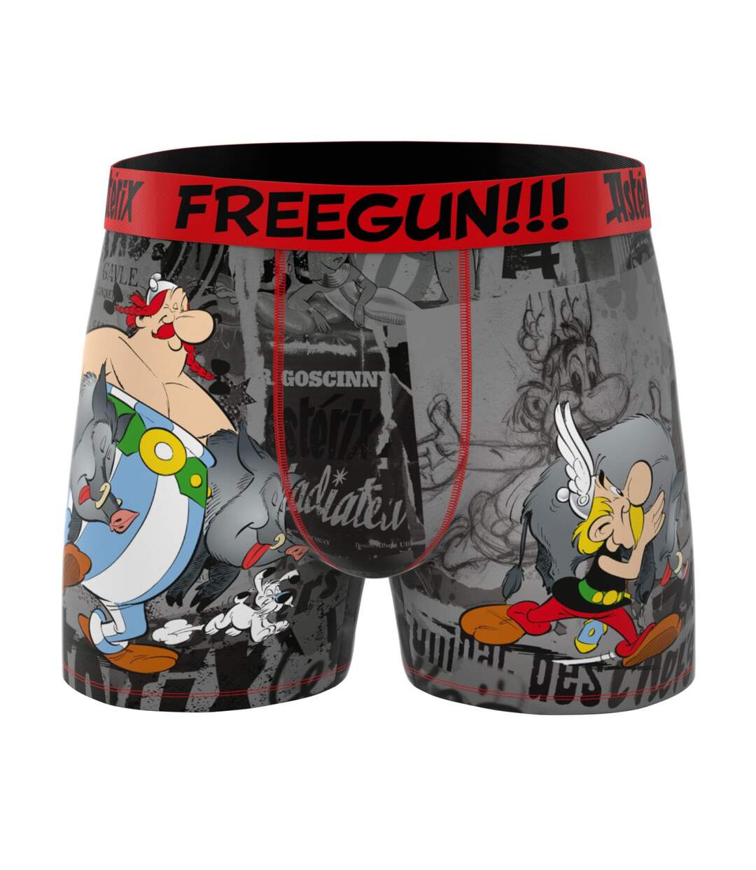Lot de 4 boxers homme Asterix Freegun-3