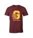 T-shirt Motif/style Gryffondor Homme Bordeaux Harry Potter-1