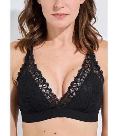Soutien-gorge triangle dentelle sans armatures