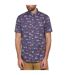 Chemise Motif/style Imprimé Intégral Homme Bleu Indigo Original Penguin-1