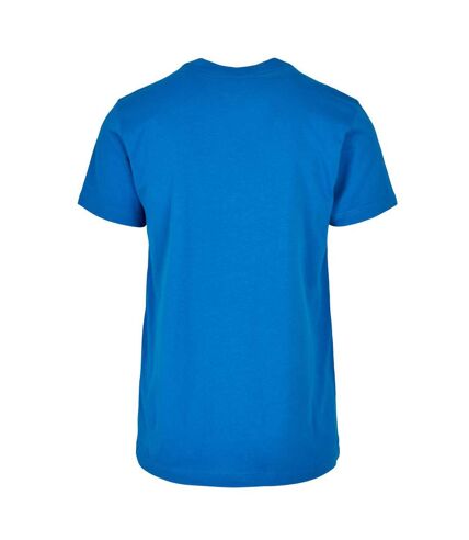 Build Your Brand Mens Basic Round Neck T-Shirt (Cobalt Blue)