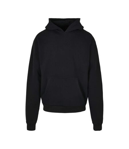 Mens Dusa Painting Heavyweight Oversized Hoodie Noir Mister Tee