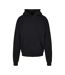 Mens Dusa Painting Heavyweight Oversized Hoodie Noir Mister Tee-1