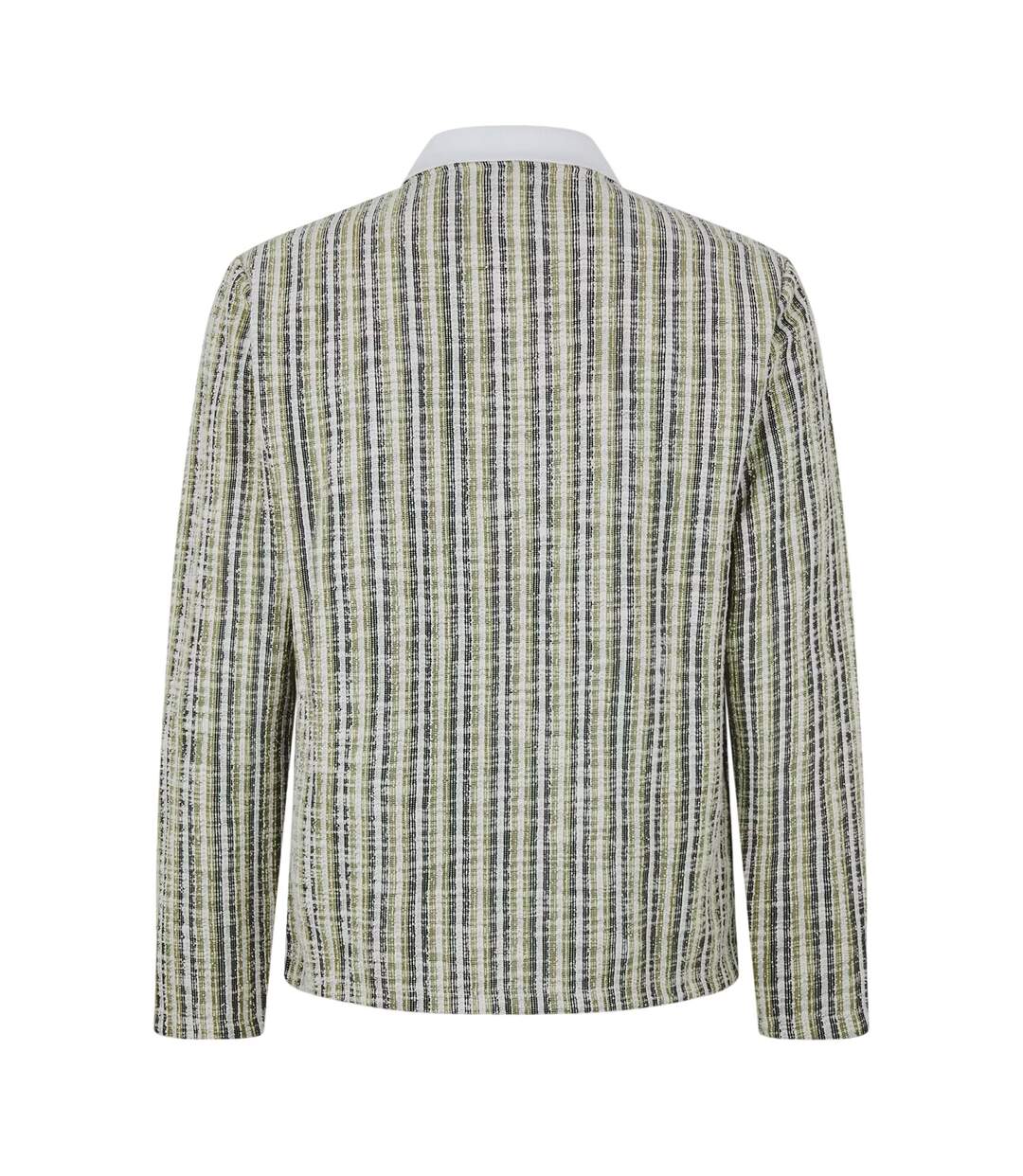 Polo Hiver Motif/style À Rayures Homme Blanc Cassé Jack And Jones-3