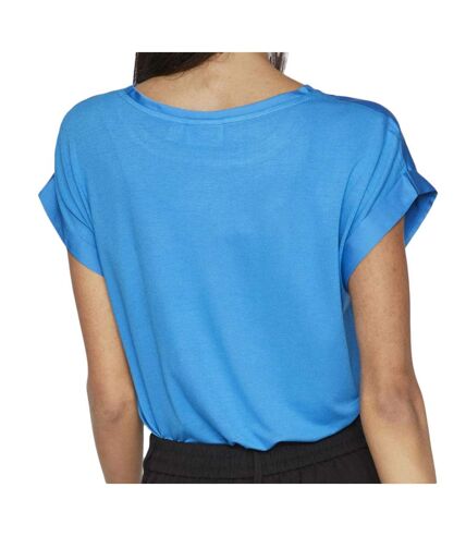 T-Shirt Bleu Femme Vila Ellette