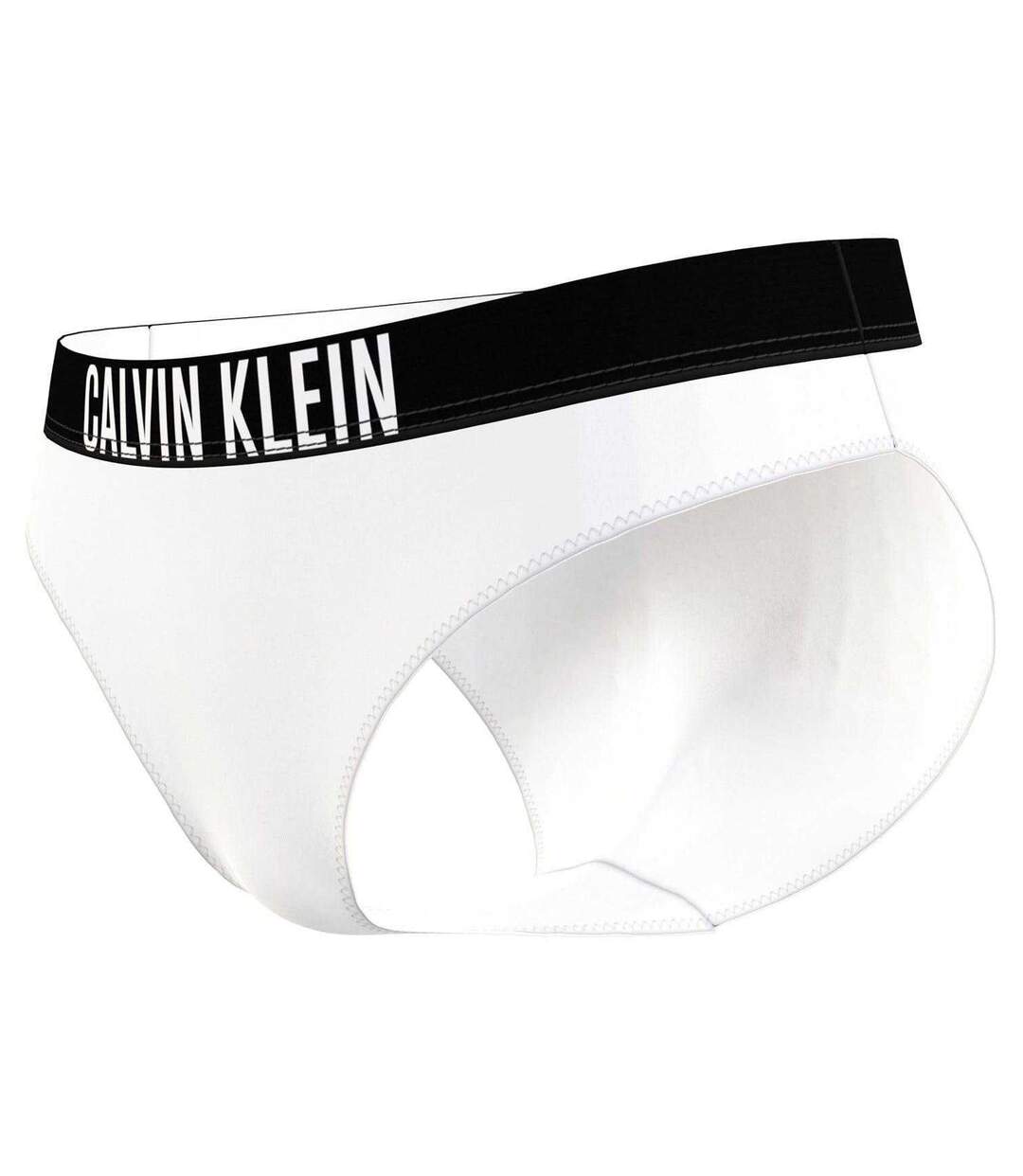 Womens/ladies Classic Plain Bikini Bottoms White Calvin Klein-4