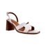 Womens/ladies stylite block heel sandals white Where´s That From