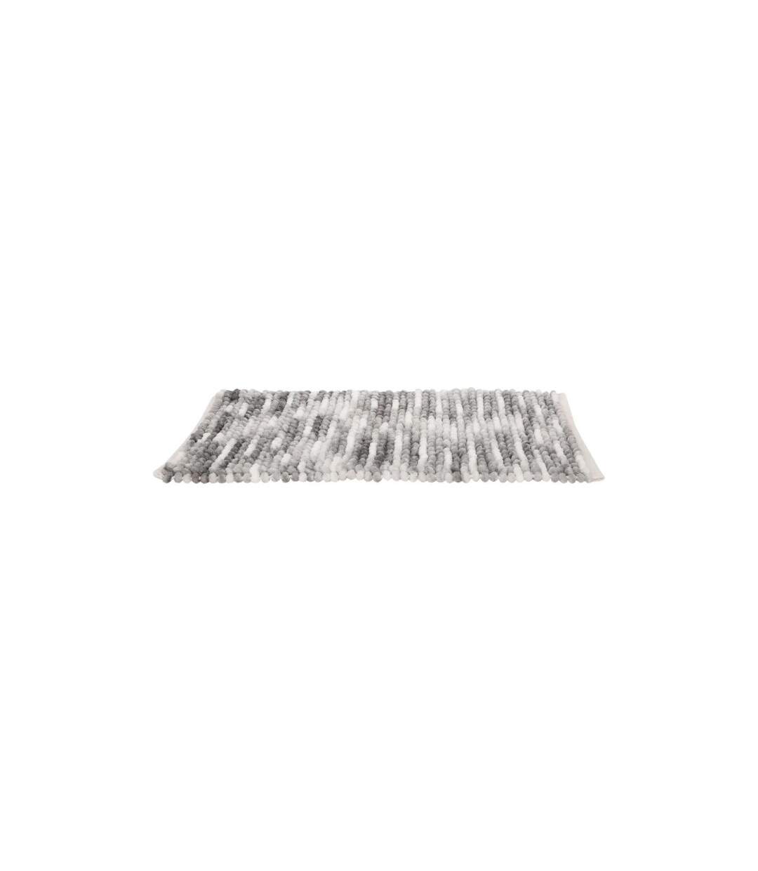 Tapis de Bain en Coton Dégradé 50x75cm Gris-2