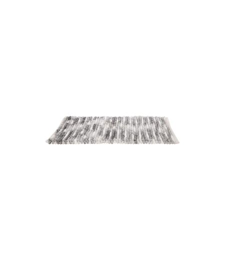 Tapis de Bain en Coton Dégradé 50x75cm Gris