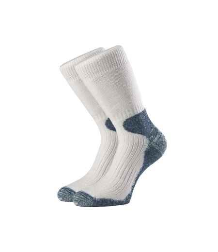 Chaussettes adulte gris / blanc 1000 Mile