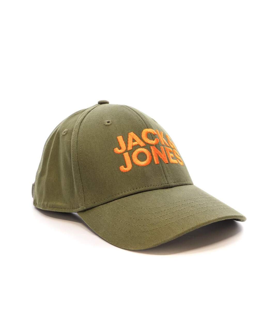 Casquette kaki/orange homme jack & jones jacgall - taille unique-2