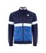 Mens Colour Block Regular Raglan Track Jacket Navy Kappa-1