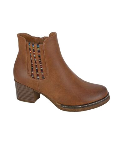 Bottines annella femme brun clair Cipriata