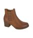 Bottines annella femme brun clair Cipriata