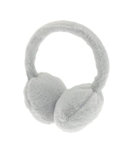 Couvre-oreilles en fausse fourrure taille unique gris Ribbon