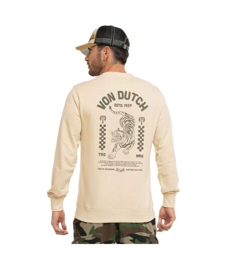 Sweat homme col rond en french terry Curve Vondutch