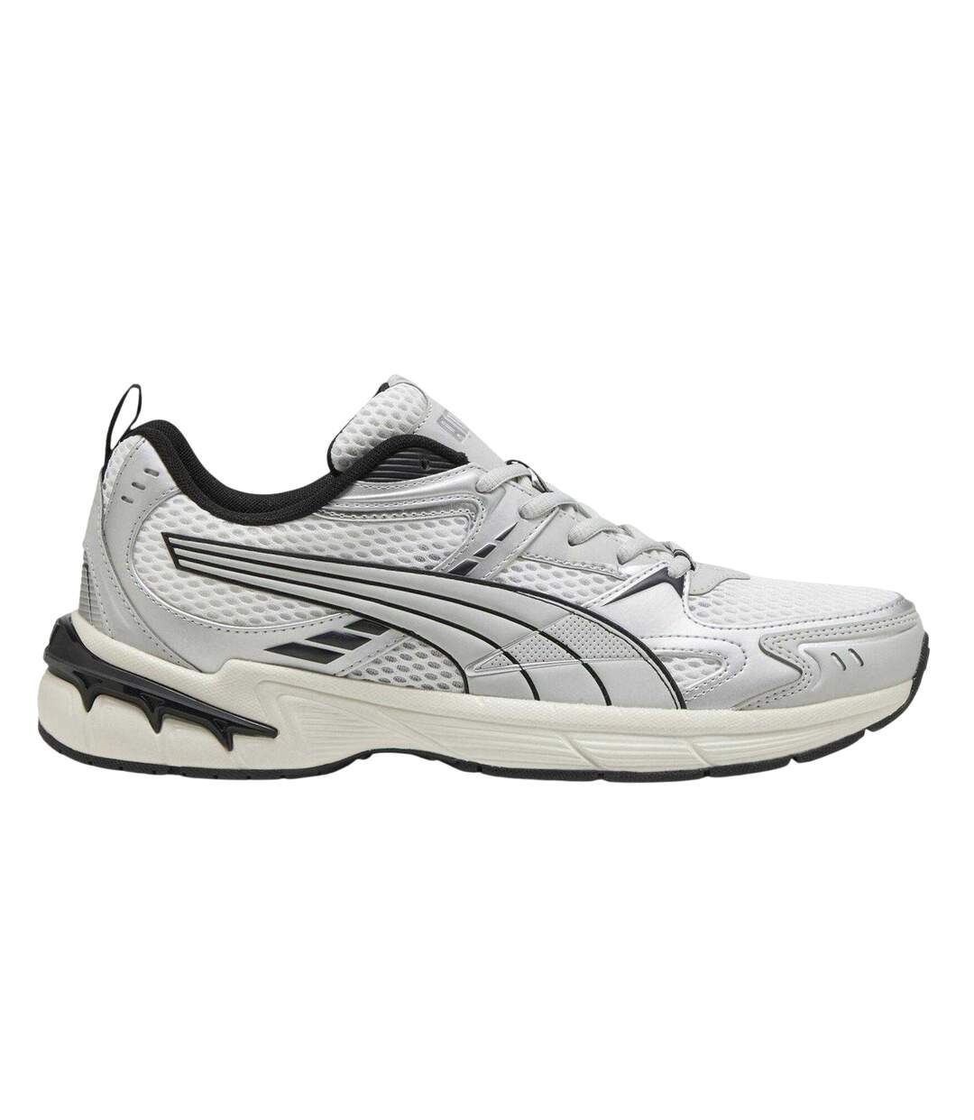 Mens Mileniot 2000 Padded Collar Trainers White Grey Black Puma-1
