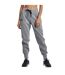 Womens/ladies Rival Tapered Jogging Bottoms Steel Heather Under Armour-3