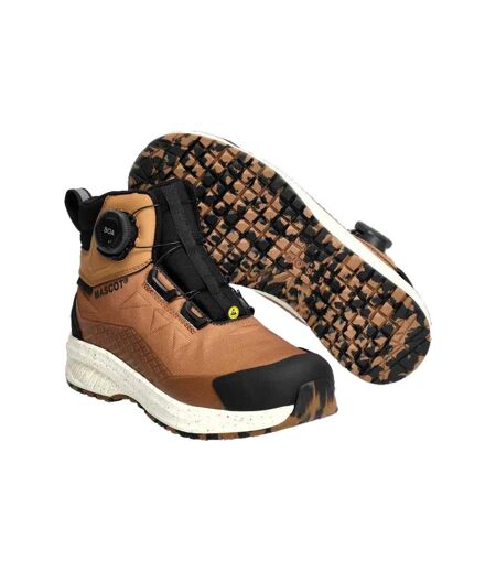 Unisex Adult Footwear Customised Safety Boots Nut Brown Mascot