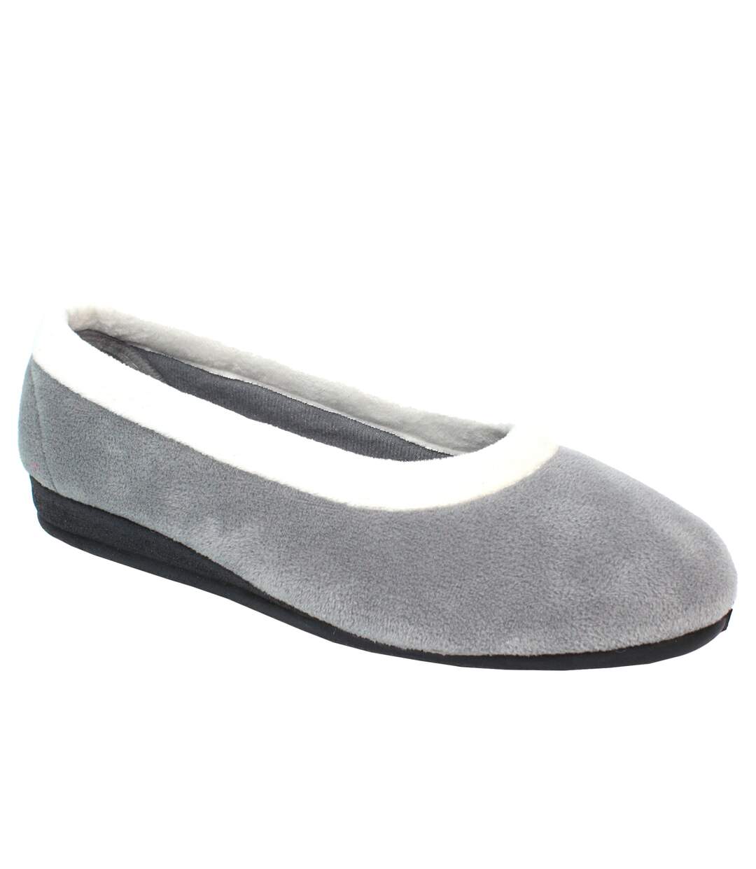 Chaussons mabel femme gris Lunar-1