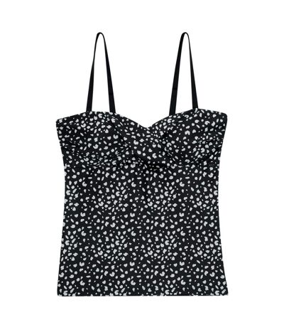 Haut de tankini aceana femme noir / blanc Regatta