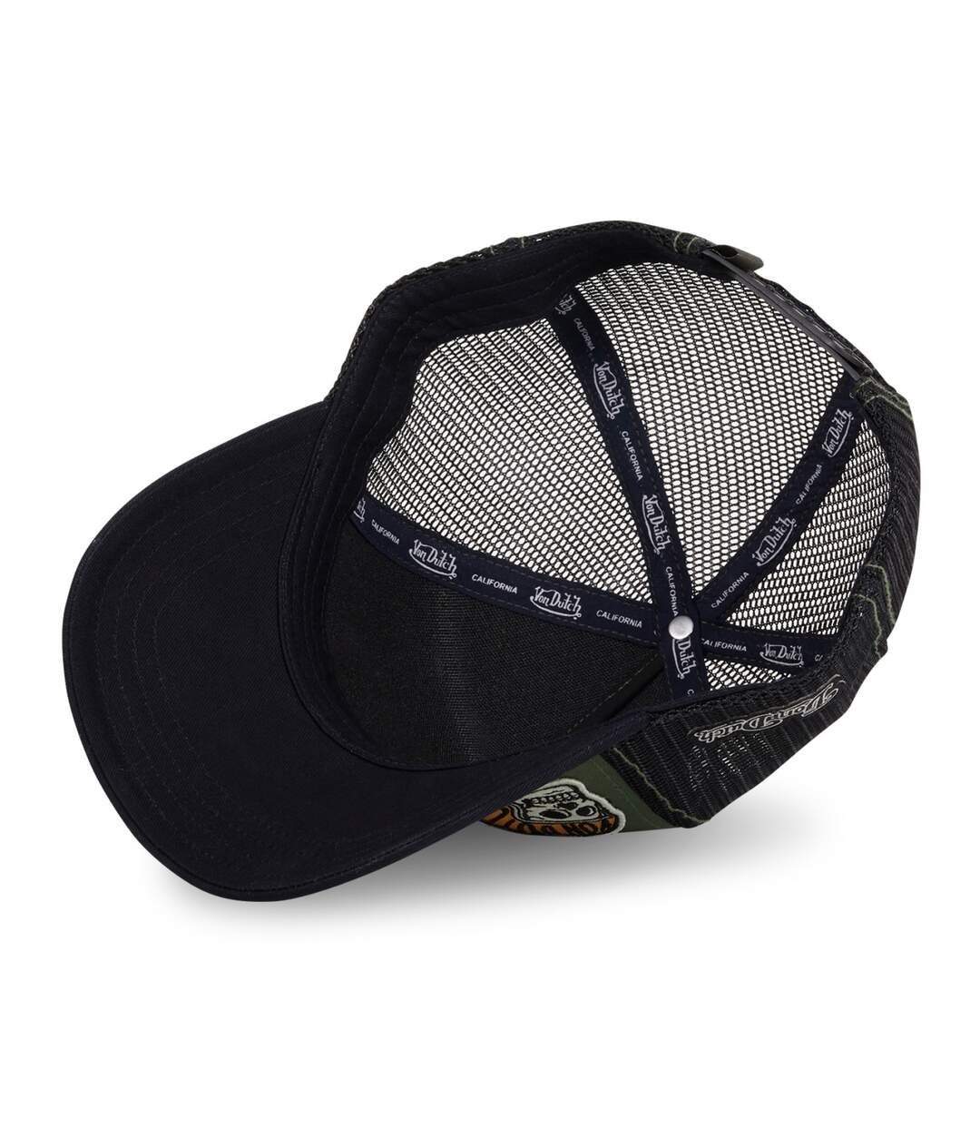 Casquette trucker avec filet en sergé de coton Patches Vondutch-5