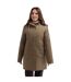 Womens/ladies Melissa Padded Waterproof Jacket Light Khaki Trespass-2