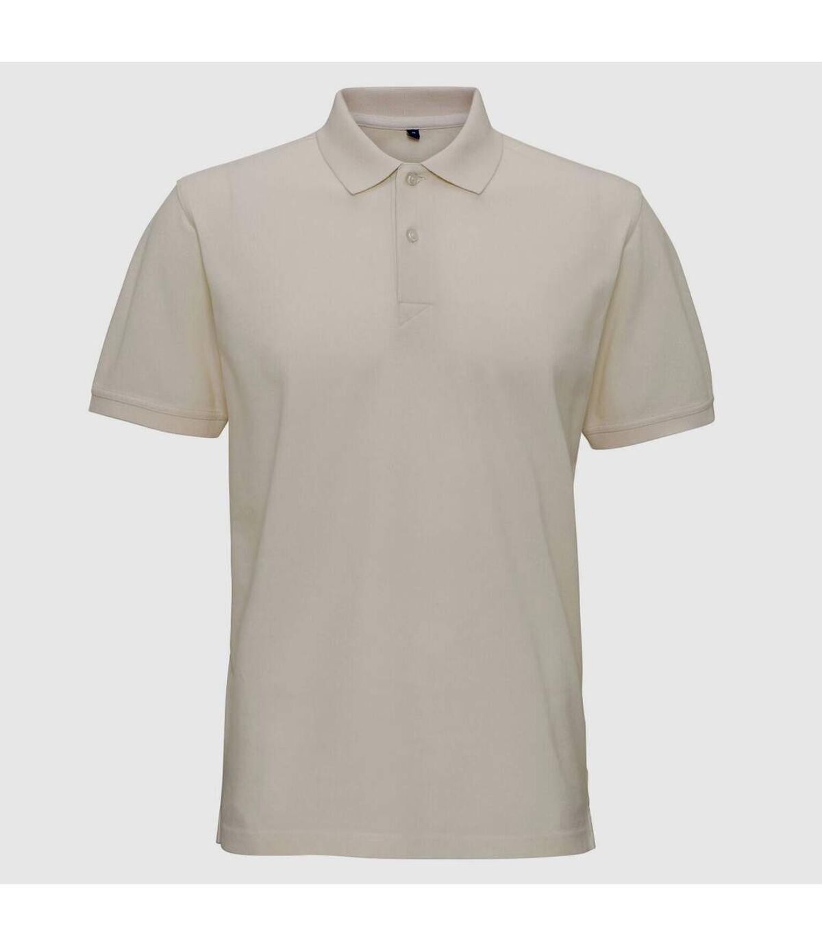 Asquith & Fox Mens Coastal Vintage Wash Polo (Vintage White)